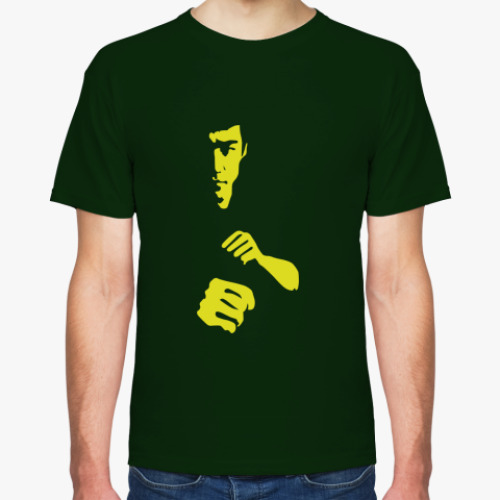 Футболка с принтом  Брюс Ли