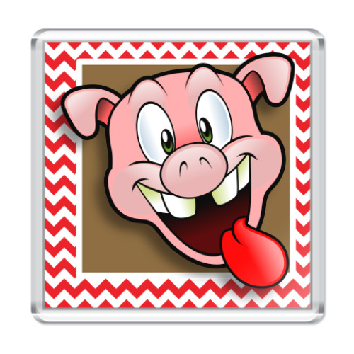 Магнит Funny Piggy