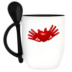 Кружка с ложкой