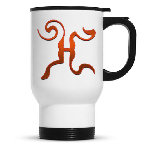 Кружка-термос с принтом Буква Н