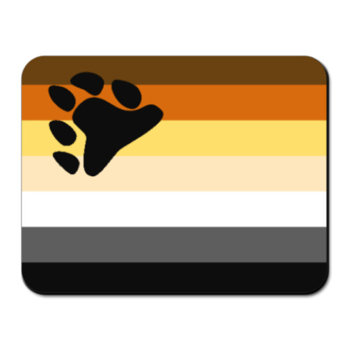 Коврик для мыши Bear Pride Flag