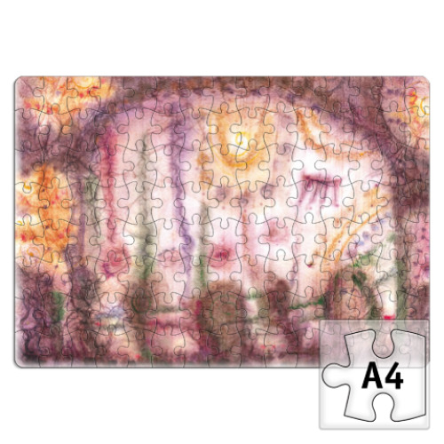 Пазл с принтом Слоник