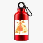 Металлическая бутылка 400 мл UV-DTF