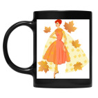 Кружка цветная UV-DTF