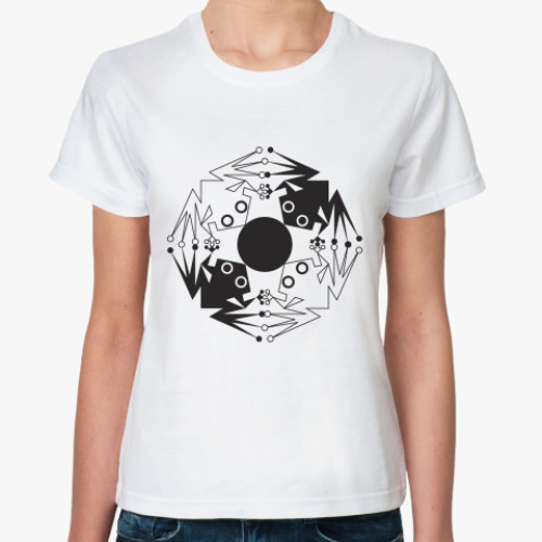 Классическая футболка с принтом Лягушки