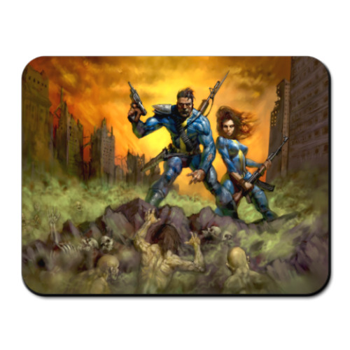 Коврик для мыши с принтом  fallout