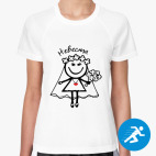 Женская спортивная футболка