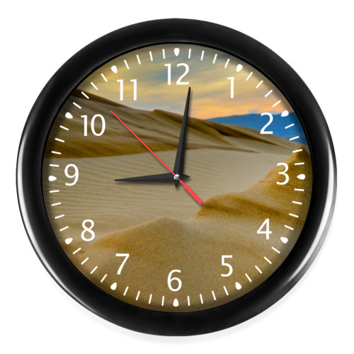 Настенные часы с принтом гора Сарыкум