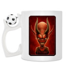 Кружка с футбольным мячиком