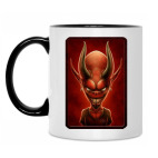 Кружка двухцветная