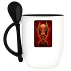 Кружка с ложкой