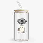 Банка с бамбуковой крышкой