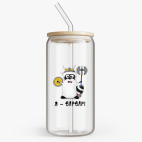 Банка с бамбуковой крышкой