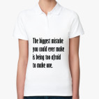 Женская рубашка поло