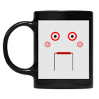 Кружка цветная UV-DTF