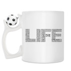 Кружка с футбольным мячиком