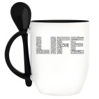 Кружка с ложкой