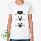 Женская футболка органик