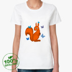 Женская футболка органик