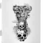 Череп-колонна