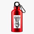 Металлическая бутылка 400 мл UV-DTF