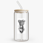 Банка с бамбуковой крышкой