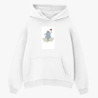 Толстовка худи оверсайз