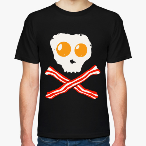 Футболка с принтом Завтрак