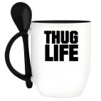 Кружка с ложкой