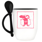 Кружка с ложкой