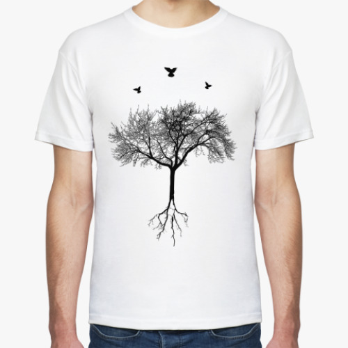 Футболка с принтом  Roots