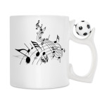Кружка с футбольным мячиком