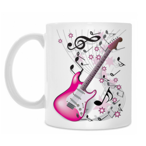 Кружка с принтом Music