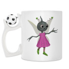 Кружка с футбольным мячиком