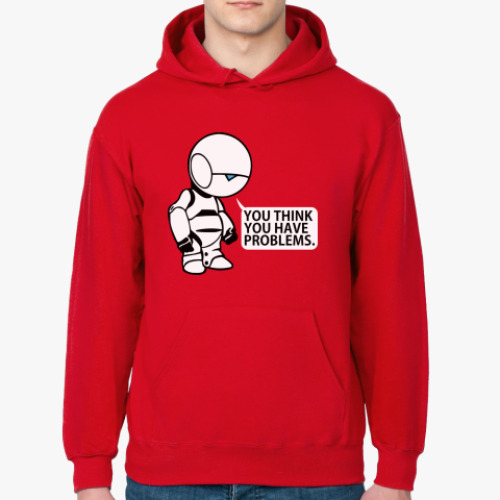 Толстовка худи с принтом Марвин