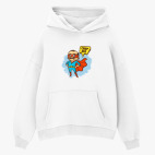 Толстовка худи оверсайз