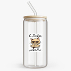 Банка с бамбуковой крышкой