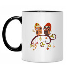 Кружка двухцветная