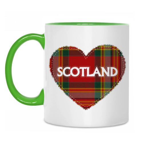 Кружка с принтом Love Scotland