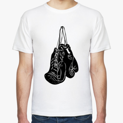 Футболка с принтом Бокс