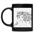 Кружка цветная UV-DTF