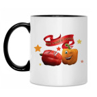 Кружка двухцветная