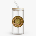 Банка с бамбуковой крышкой