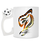 Кружка с футбольным мячиком