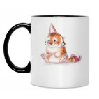 Кружка двухцветная