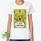 Женская футболка органик