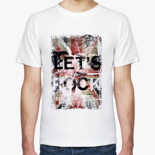 Футболка с принтом LONDON Let's Rock!