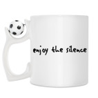 Кружка с футбольным мячиком