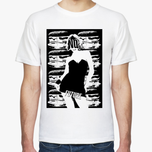 Футболка с принтом No Future