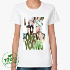 Женская футболка органик